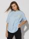 Жіноча футболка регуляр 42 колір блакитний ЦБ-00218988 SKT000905935 фото 1