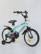 Дитячий двоколісний велосипед 16 "дюймів колір бірюзовий ЦБ-00213403 SKT000893655 фото 1
