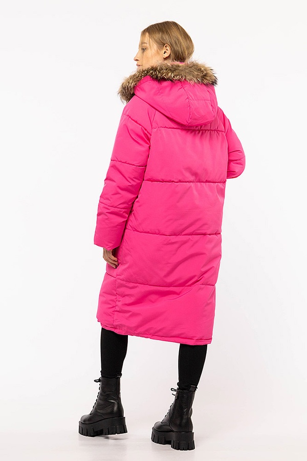 Жіноча куртка 44 колір рожевий ЦБ-00197229 SKT000860749 фото