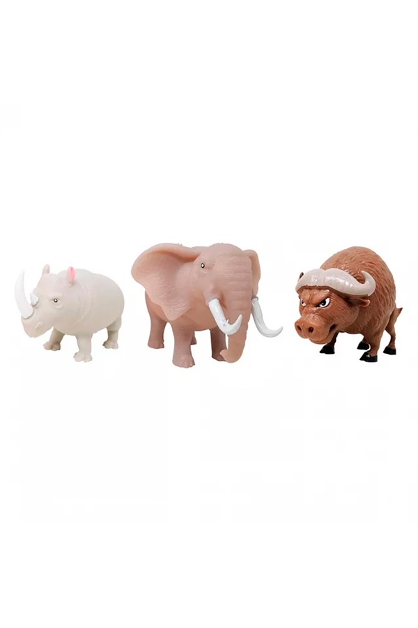 Стретч-іграшка у вигляді тварини – ПОВЕЛИТЕЛІ САВАНИ колір різнокольоровий ЦБ-00204440 SKT000876220 фото
