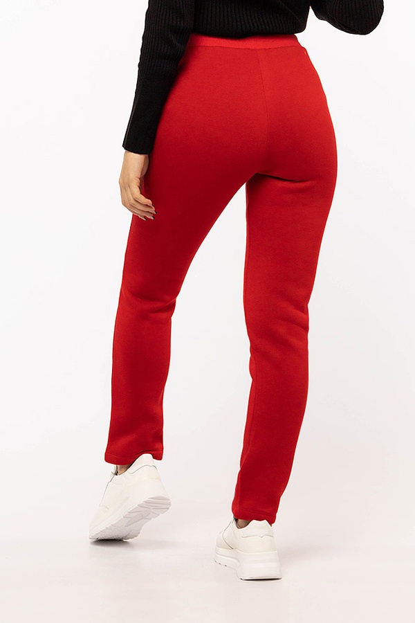 Жіночі спортивні штани 50 колір червоний ЦБ-00198151 SKT000863093 фото