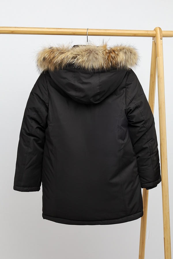 Куртка для девочки 158 цвет черный ЦБ-00221483