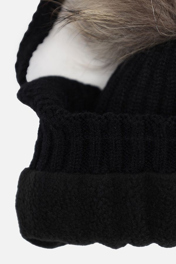 Шапка для мальчика цвет черный 46-48 ЦБ-00288125 фото