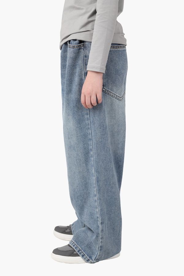 Джинси baggy для хлопчика колір синій 158 ЦБ-00290308 фото