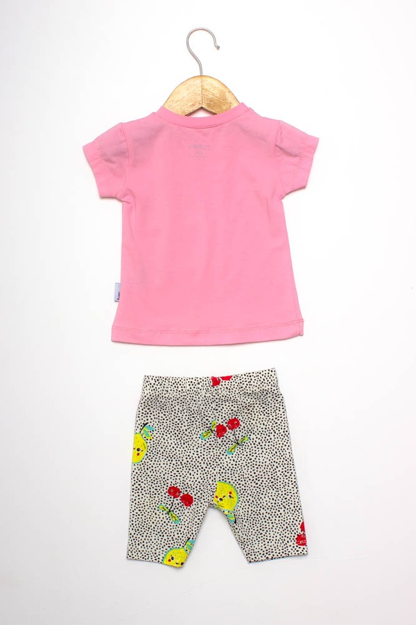Костюм с шортами на девочку 80 цвет розовый ЦБ-00151784 SKT000518990 фото