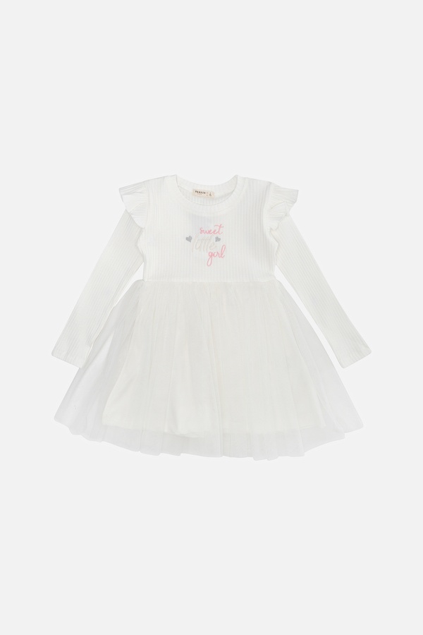 Сукня для дівчинки 86 колір молочний ЦБ-00241845 SKT000962813 фото