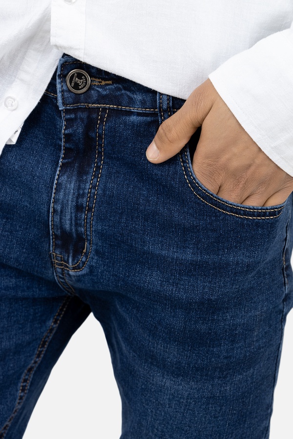 Чоловічі джинси 56 колір синій ЦБ-00246653 SKT000985067 фото