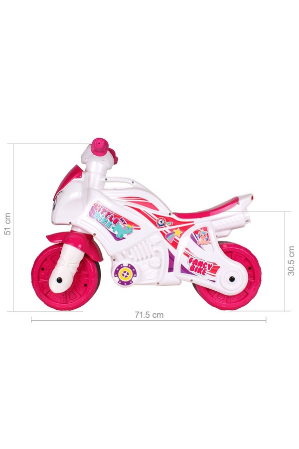 Толокарь "Мотоцикл" цвет бело-розовый ЦБ-00125616 SKT000463201 фото