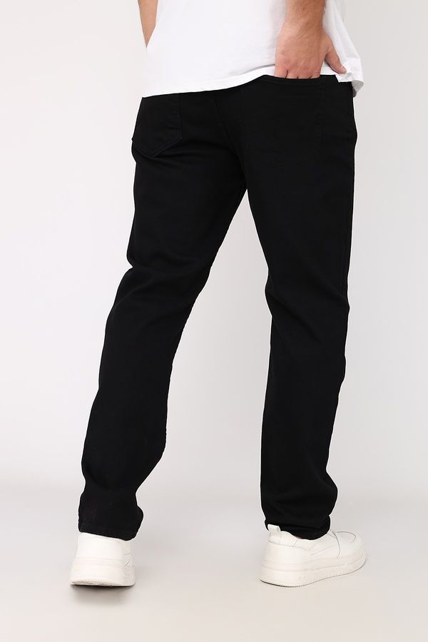 Джинси slim чоловічі колір чорний W28 ЦБ-00280655 фото