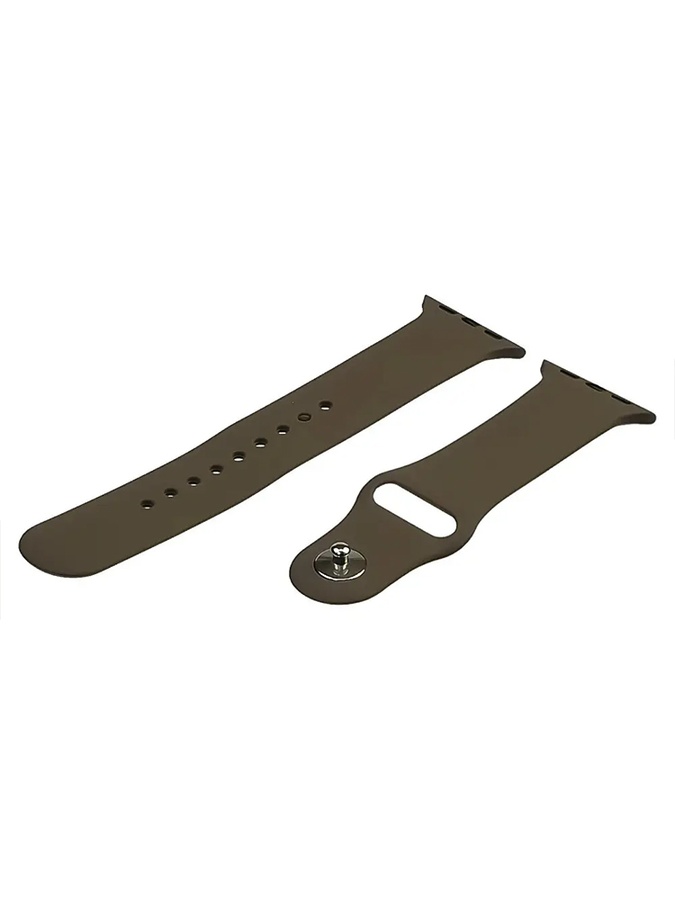 Силиконовый ремешок для Apple Watch Sport Band 38/40/41 mm цвет коричневый ЦБ-00220496 SKT000909916 фото