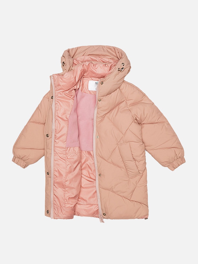 Куртка для девочки 116 цвет пудровый ЦБ-00229563