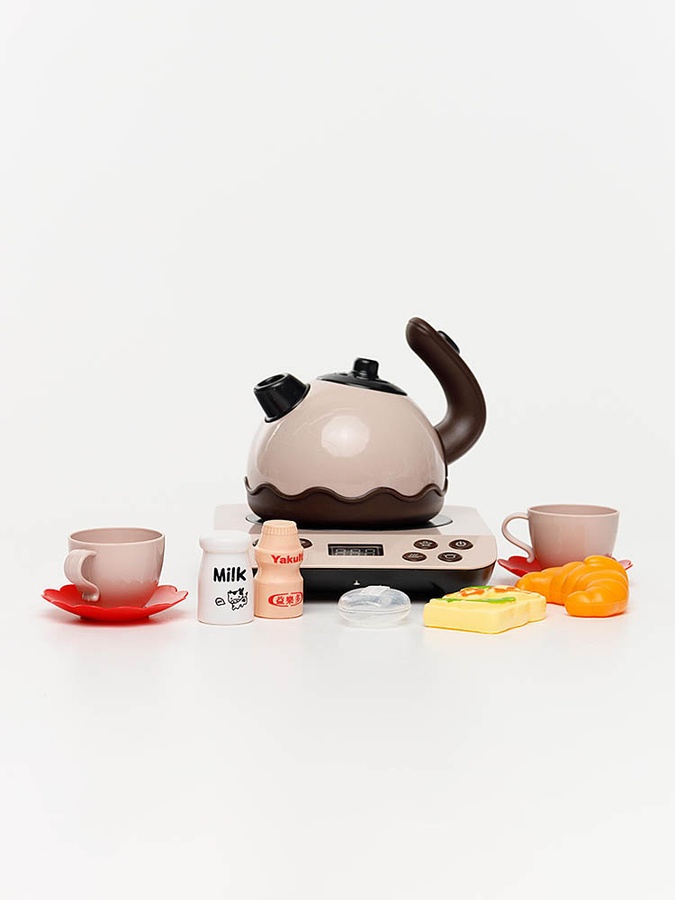 Іграшковий набір побутової техніки чайник із плитою. колір різнокольоровий ЦБ-00212380 SKT000891727 фото