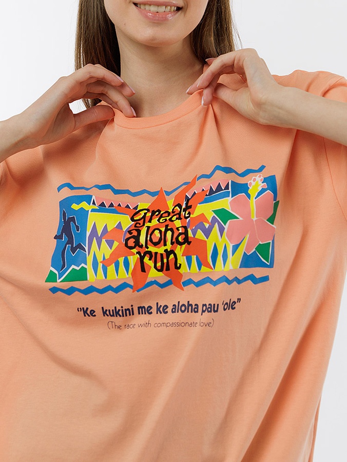 Жіноча подовжена футболка регуляр 50 колір персиковий ЦБ-00215343 SKT000898395 фото