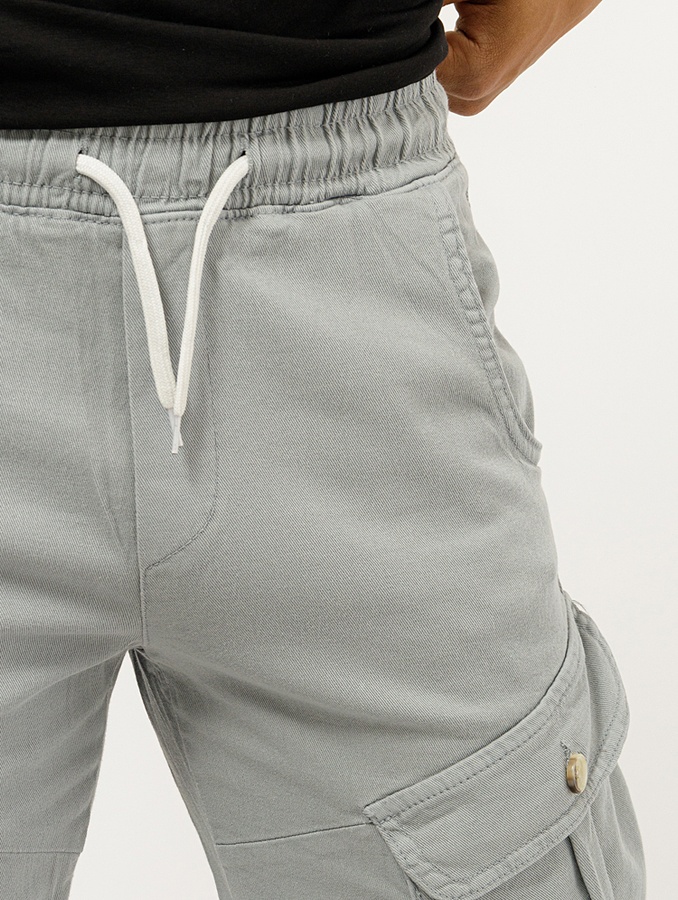 Чоловічі джинсові шорти 42 колір світло-сірий ЦБ-00213863 SKT000894968 фото
