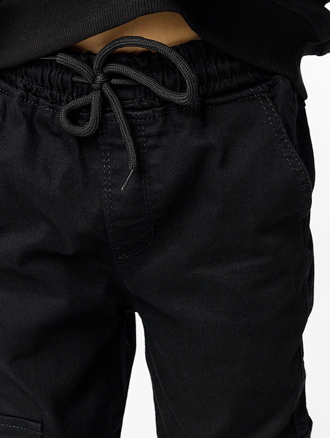 Джогеры джинсовые для мальчика 140 цвет черный ЦБ-00224302 SKT000919668 фото