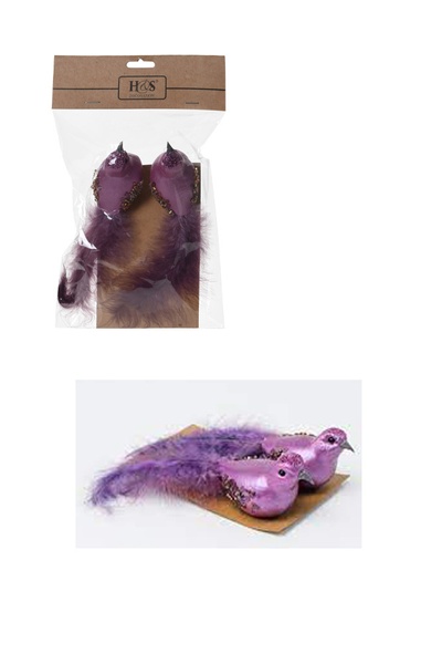 Набір декоративних фігур "Пташки", 2 штуки колір різнокольоровий ЦБ-00179672 SKT000597455 фото