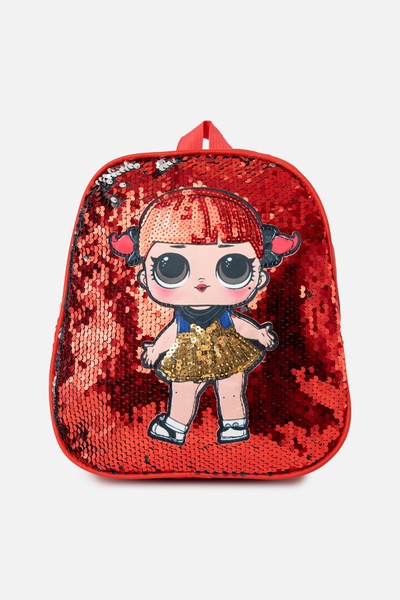 Рюкзак для дівчинки колір червоний ЦБ-00243330 SKT000967684 фото