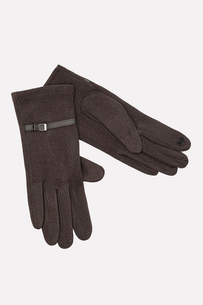 Жіночі рукавички 8.5 колір сірий ЦБ-00197818 SKT000862180 фото
