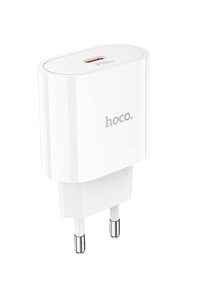 Мережевий зарядний пристрій Hoco C94A Type-C PD колір білий ЦБ-00245382 SKT000981410 фото