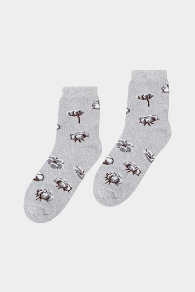 Жіночі шкарпетки 35-38 колір світло-сірий ЦБ-00235254 SKT000945677 фото
