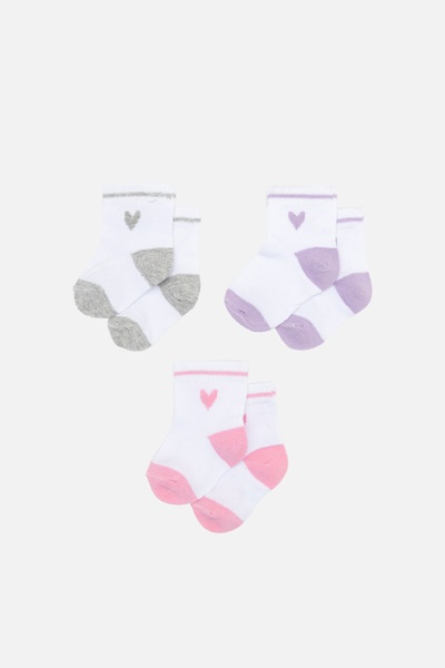 Набір шкарпеток для дівчинки 17-19 колір різнокольоровий ЦБ-00254919 SKT001006190 фото