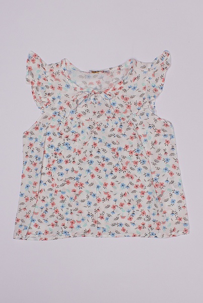 Блуза для дівчинки 122 колір білий ЦБ-00187691 SKT000836056 фото