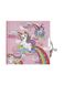 Блокнот детский на замочке "Единорог розовый" 135x135 мм, 56 л цвет разноцветный ЦБ-00207762 SKT000883554 фото 1