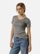 Жіноча футболка регуляр 52 колір сірий ЦБ-00210730 SKT000890473 фото 1