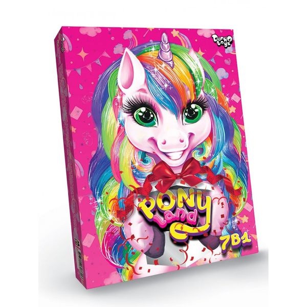 Креативное творчество "Pony Land 7 в 1" цвет разноцветный ЦБ-00147173 SKT000507070 фото