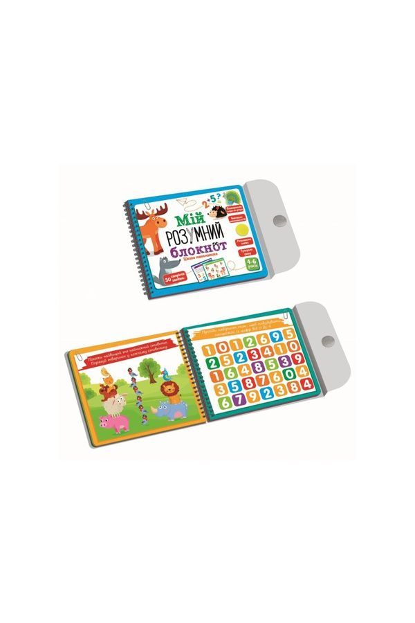 Игра развивающая Vladi Toys учебная Академия развития "Мой умный блокнот: интересная математика" Vladi Toys VT5001-04 ЦБ-00288079 фото