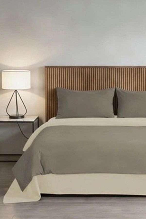 Комплект SOHO Комплект постільної білизни Євро 200*220 Beige/Dark gray ЦБ-00296478 фото