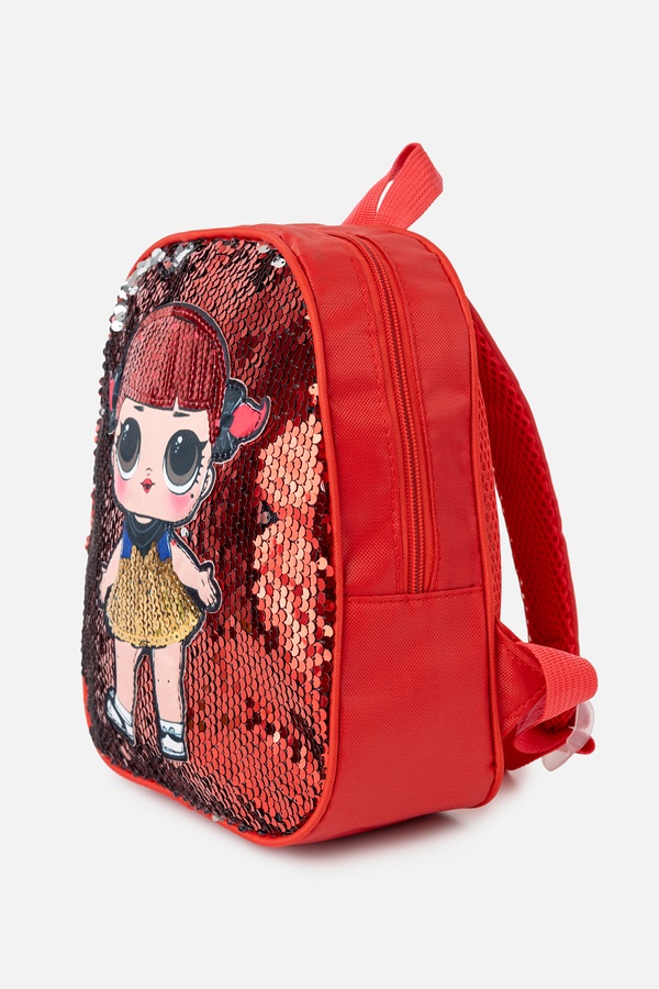 Рюкзак для дівчинки колір червоний ЦБ-00243330 SKT000967684 фото