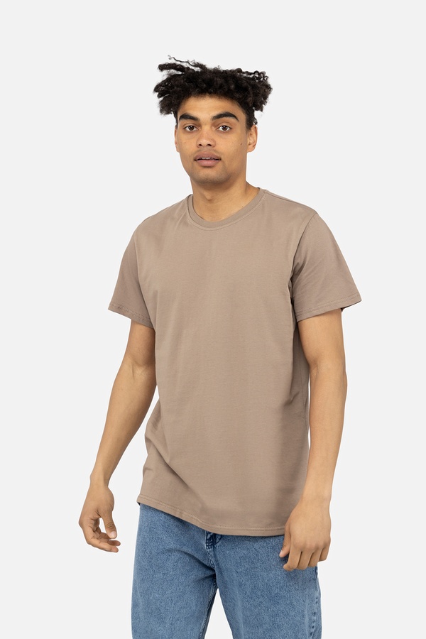 Мужская футболка с коротким рукавом 44 цвет коричневый ЦБ-00242140 SKT000963647 фото