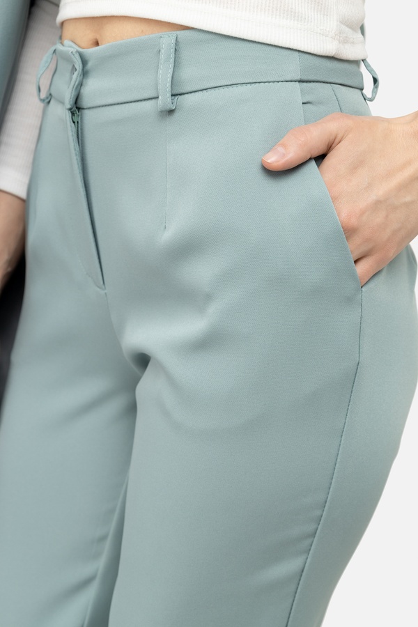 Женские брюки 50 цвет мятный ЦБ-00242183 SKT000963833 фото