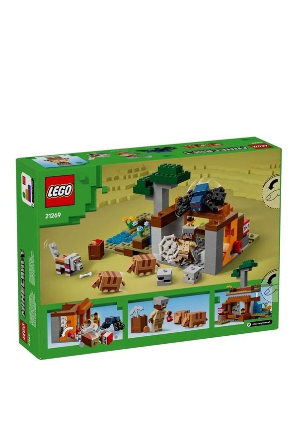 Конструктор LEGO Minecraft, Шахтна експедиція &laquo;Броненосець&raquo; 21269 ЦБ-00269185 фото
