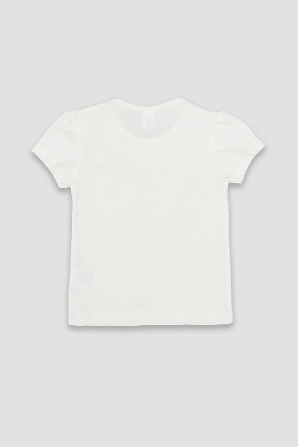 Костюм з шортами для дівчинки 122 колір білий ЦБ-00244340 SKT000978557 фото