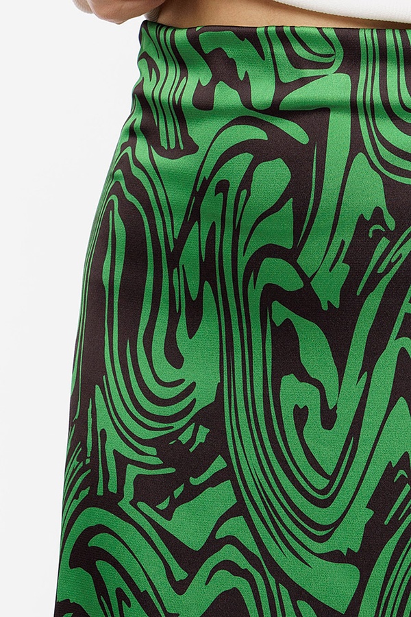 Женская юбка цвет зеленый ЦБ-00191104 SKT000844813 фото