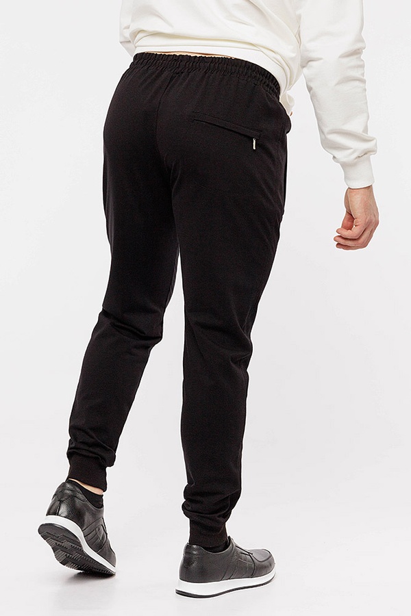 Мужские спортивные штаны 50 цвет черный ЦБ-00210689 SKT000890308 фото