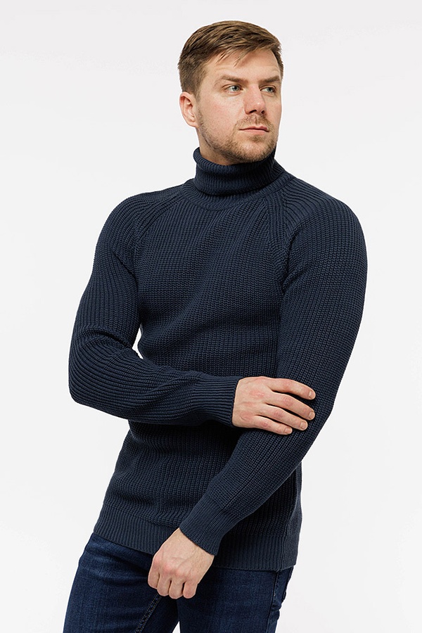 Чоловічий светр 52 колір індіго ЦБ-00203627 SKT000874415 фото