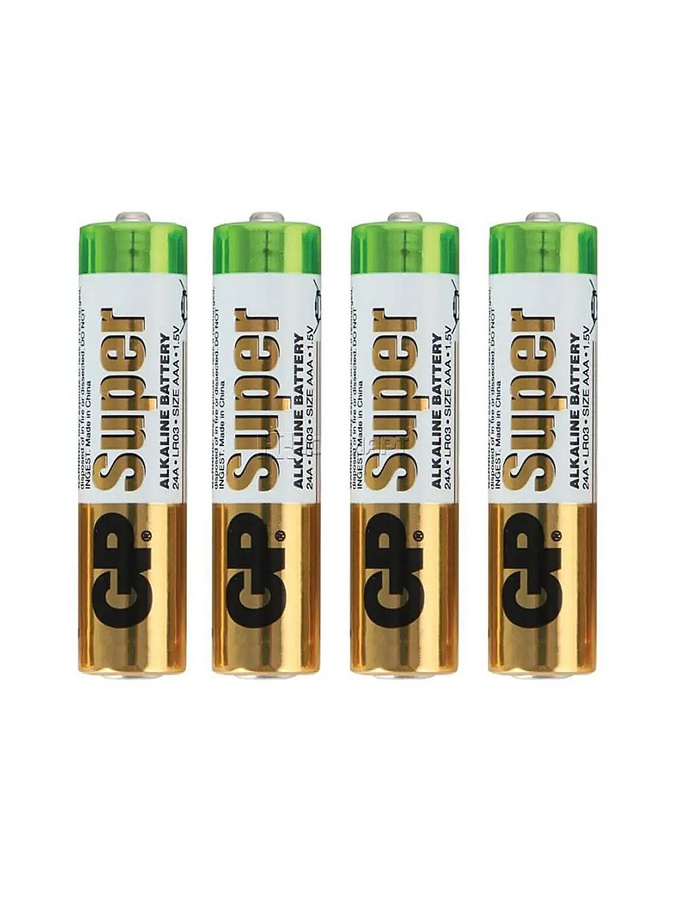 Батарейка SUPER ALKALINE, LR03/ААА, Цена за 1 шт цвет разноцветный ЦБ-00155238 SKT000527398 фото