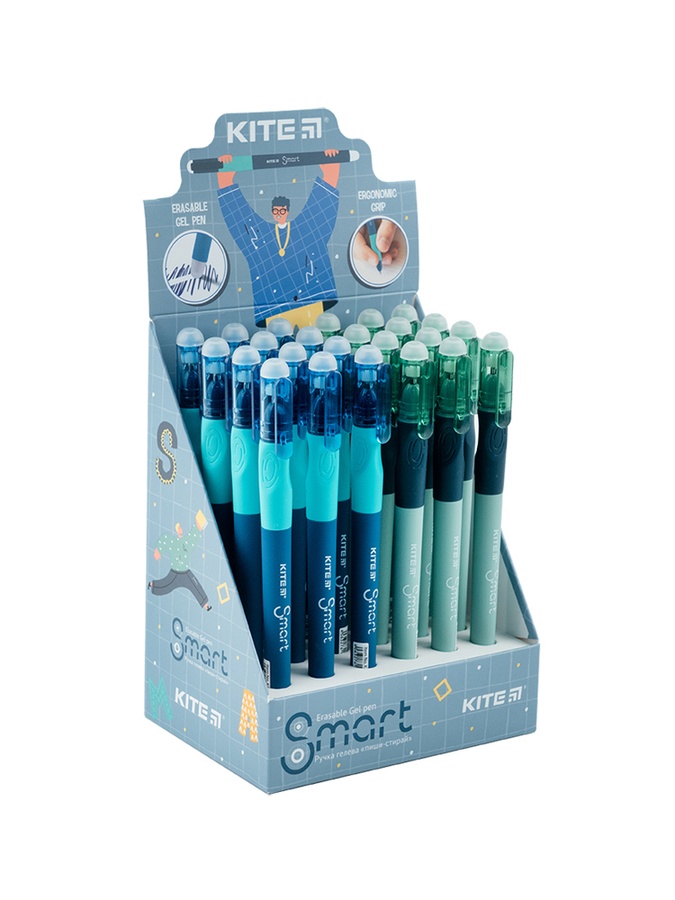 Ручка гелева "пиши-стирай" Smart 4 колір різнокольоровий ЦБ-00225622 SKT000922440 фото