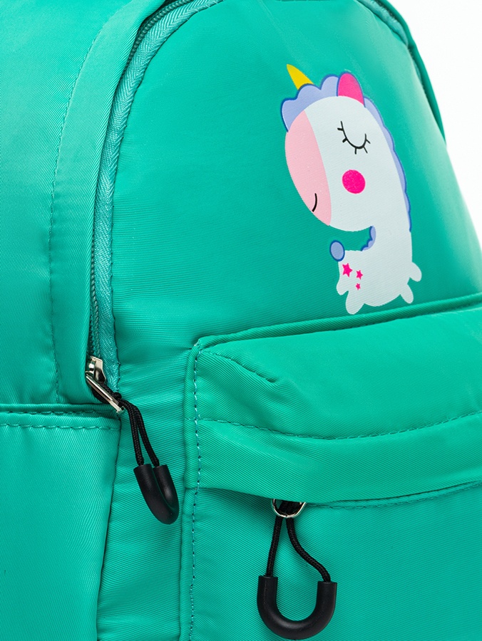 Рюкзак для девочки Единорог цвет зеленый ЦБ-00224027 SKT000918740 фото