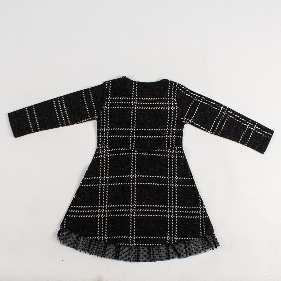 Сукня темно-сіра дитяча 92 колір темно-сірий ЦБ-00138340 SKT000487401 фото