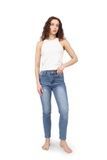 Джинсы skinny женские цвет синий XS ЦБ-00290500 фото