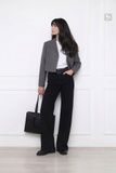 Джинсы wide leg женские цвет черный 42 ЦБ-00298286 фото