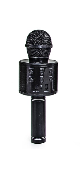Бездротовий караоке-мікрофон колір чорний ЦБ-00231320 SKT000936399 фото