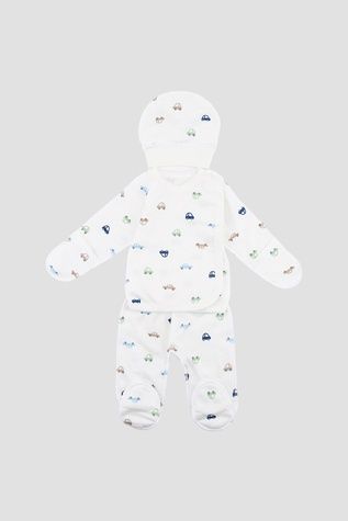 Костюм яслі зимовий для хлопчика колір молочний 62 ЦБ-00301698 фото