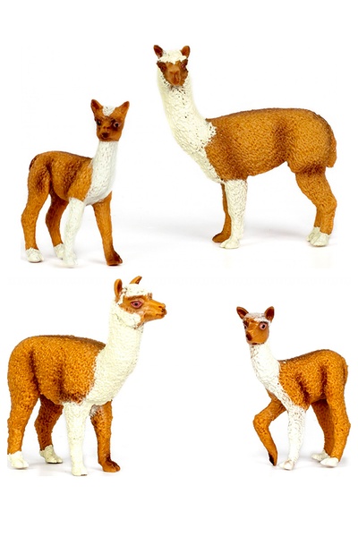 Набір фігурок тварини "Сафарі" Альпака та малюк-альпака колір різнокольоровий ЦБ-00237315 SKT000953946 фото