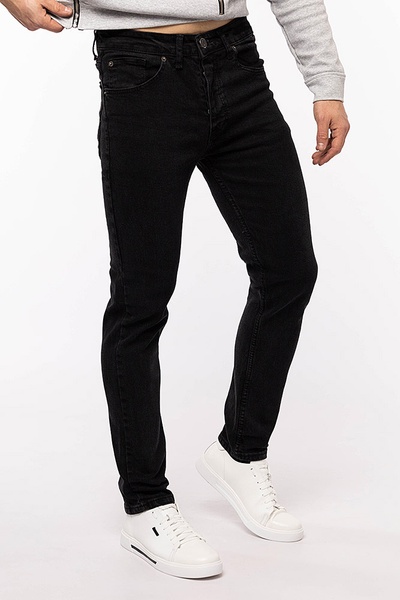 Мужские джинсы 58 цвет темно-серый ЦБ-00200689 SKT000869035 фото