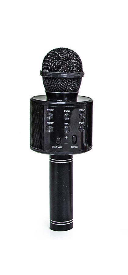 Беспроводной караоке-микрофон цвет черный ЦБ-00231320 SKT000936399 фото